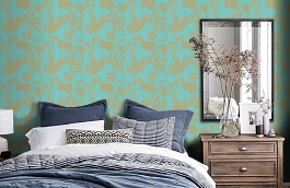 Обои 111049 фото в интерьере спальни превью