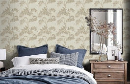 Обои 111723 фото в интерьере спальни превью