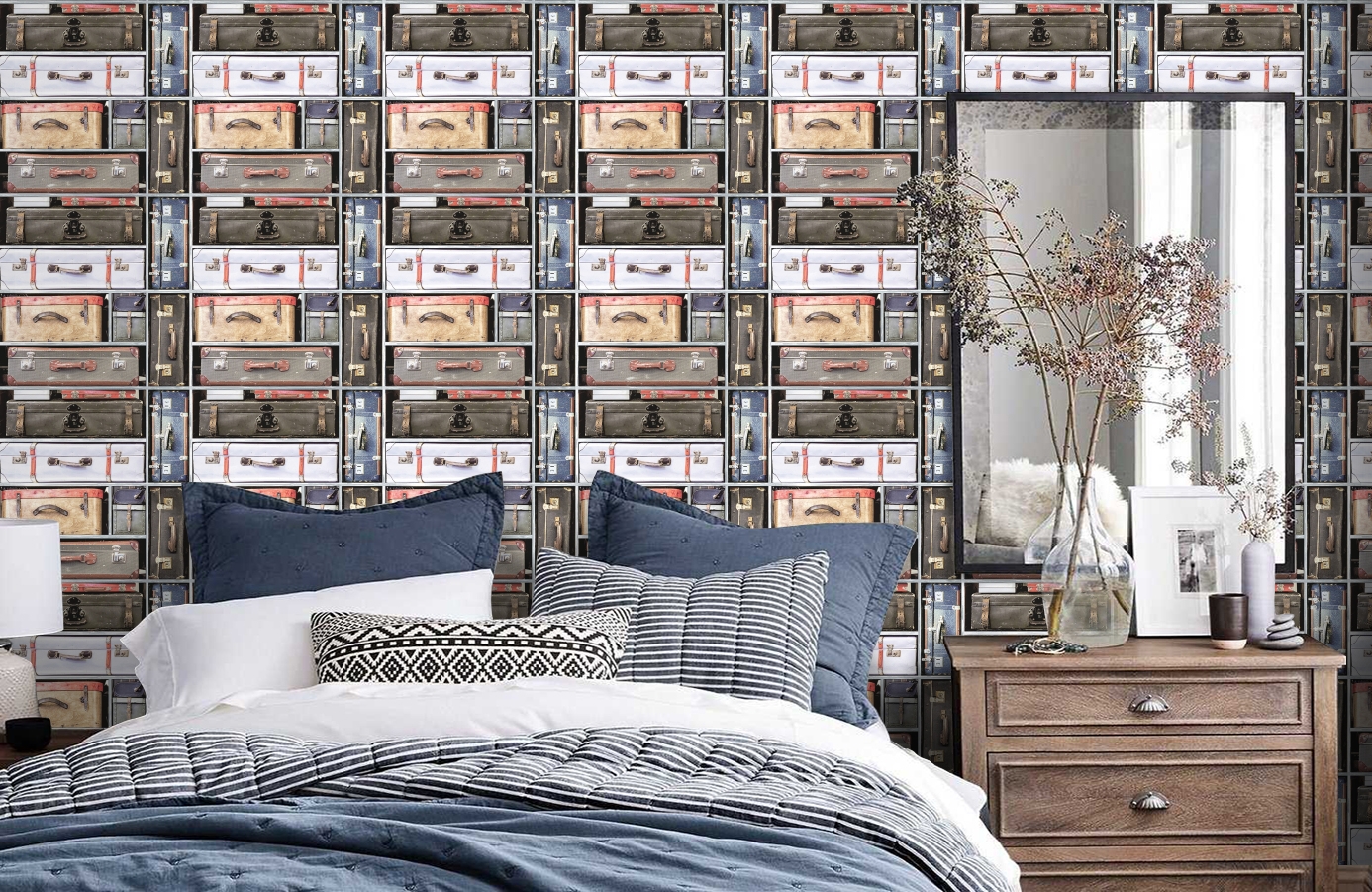 Обои 11960 фото в интерьере спальни