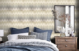 Обои 2671-22444 фото в интерьере спальни превью