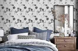 Обои 30217 фото в интерьере спальни превью