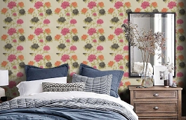 Обои 30513 фото в интерьере спальни превью