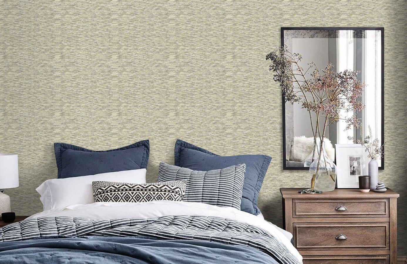 Обои 35780 фото в интерьере спальни