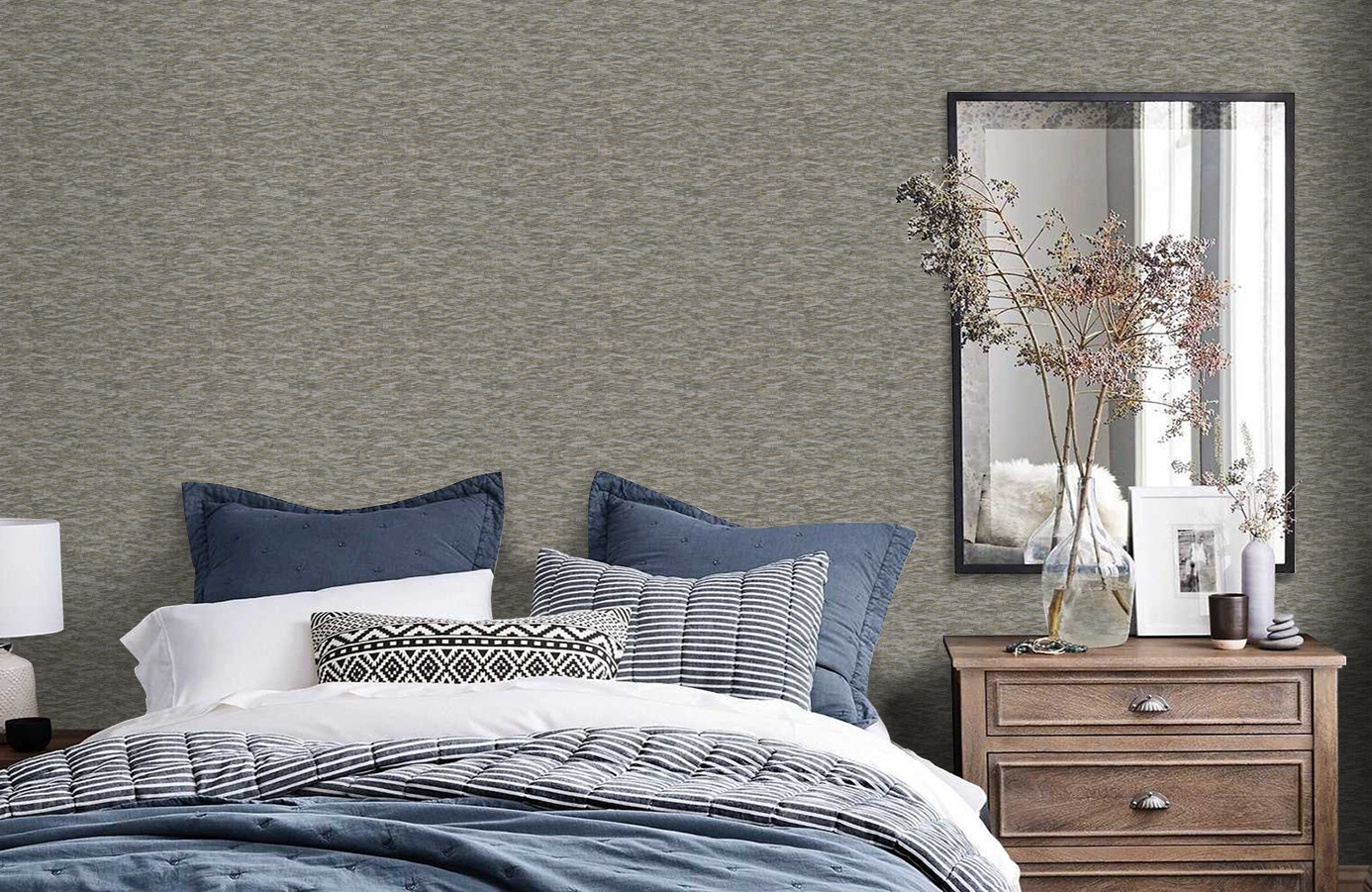 Обои 35782 фото в интерьере спальни