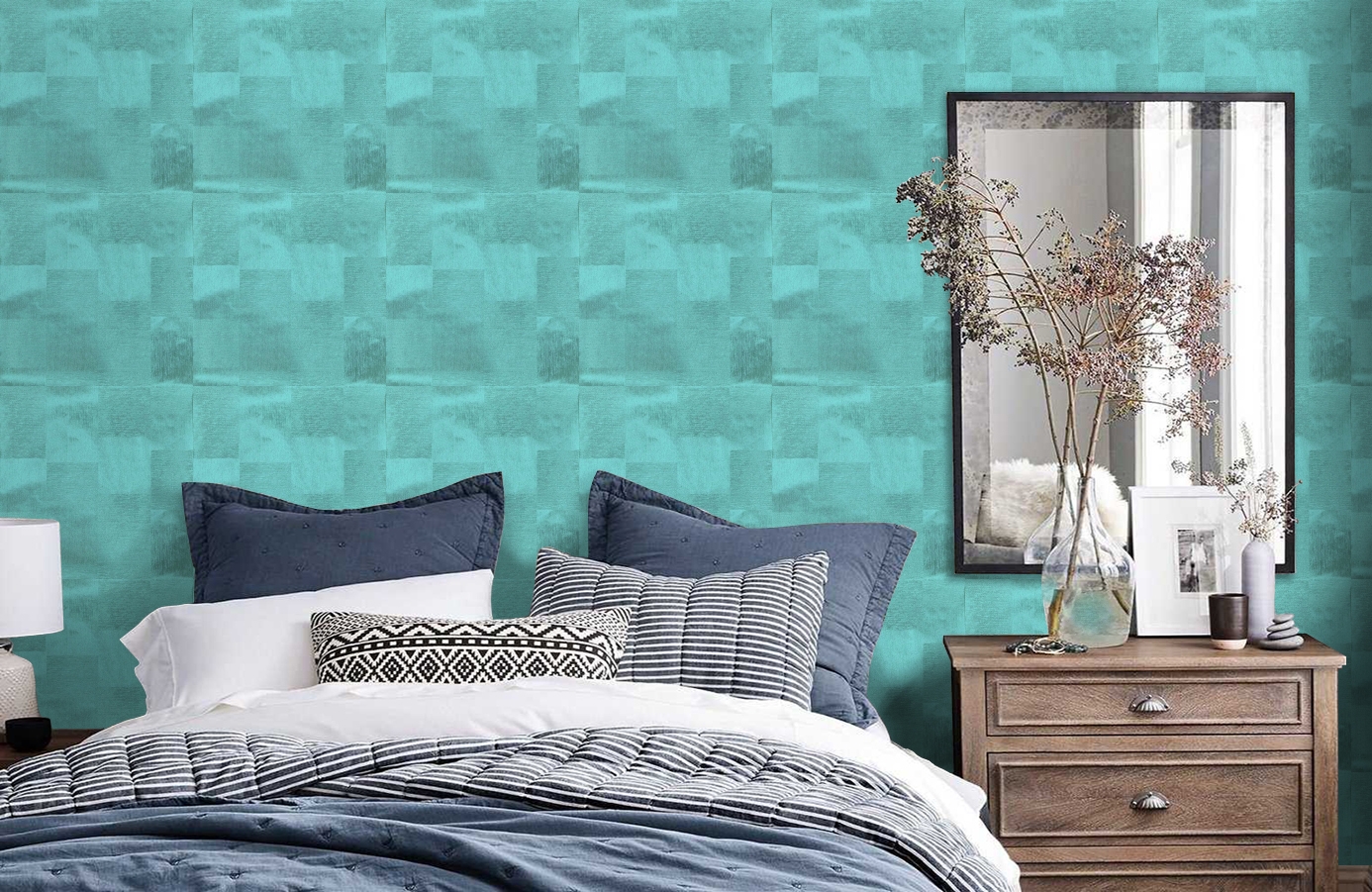 Обои 35801 фото в интерьере спальни