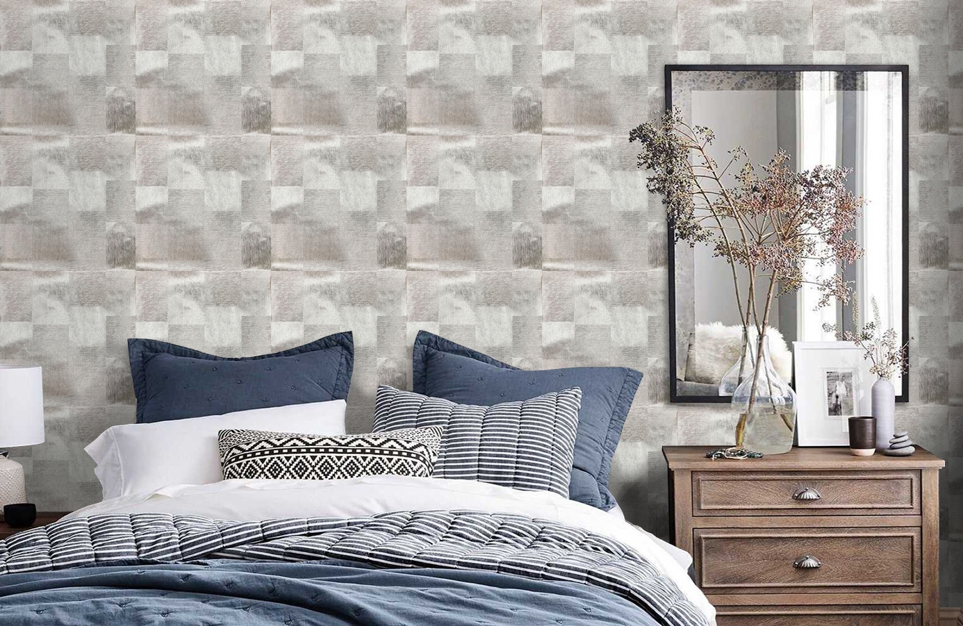 Обои 35803 фото в интерьере спальни