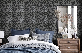 Обои 5116 фото в интерьере спальни превью