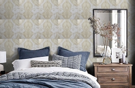 Обои 520-3 фото в интерьере спальни превью