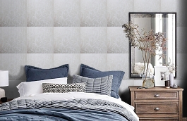 Обои 523-5 фото в интерьере спальни превью