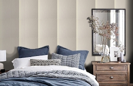 Обои 6410-1 фото в интерьере спальни превью
