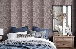 Обои 6430-5 фото в интерьере спальни превью