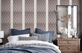 Обои 6440-5 фото в интерьере спальни превью