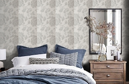 Обои 6460-9 фото в интерьере спальни превью