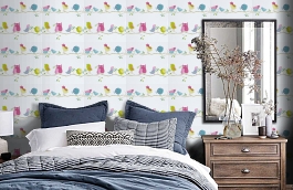 Обои 70515 фото в интерьере спальни превью