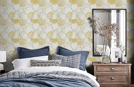 Обои 75011 фото в интерьере спальни превью