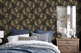 Обои 75776 фото в интерьере спальни превью