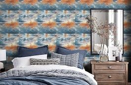 Обои FI70002 фото в интерьере спальни превью