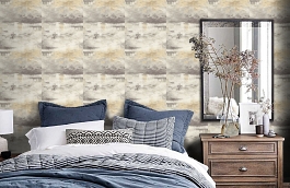 Обои FI70007 фото в интерьере спальни превью