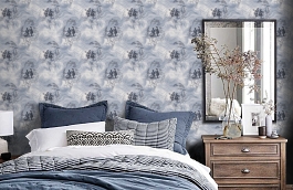 Обои FJ41304 фото в интерьере спальни превью