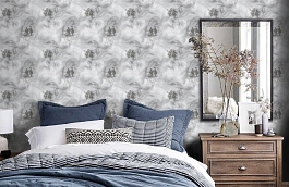 Обои FJ41309 фото в интерьере спальни превью