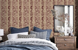 Обои IT80801 фото в интерьере спальни превью