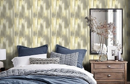 Обои IWB 00965 фото в интерьере спальни превью