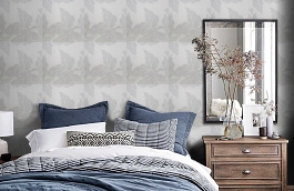 Обои REF212C02 фото в интерьере спальни превью