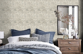 Обои SG41804 фото в интерьере спальни превью