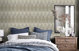 Обои TN50400 фото в интерьере спальни превью