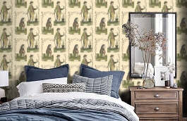 Обои Fourseasons-Wpcw69438285 фото в интерьере спальни превью