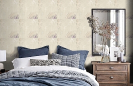 Обои LL00119 фото в интерьере спальни превью