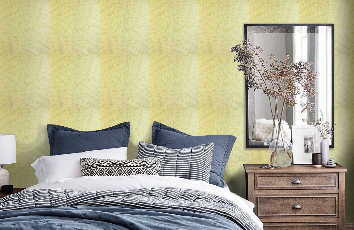 Обои 210376 фото в интерьере спальни Обои 210376 фото в интерьере спальни