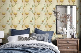 Обои 210392 фото в интерьере спальни превью