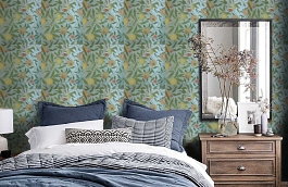 Обои 210396 фото в интерьере спальни превью