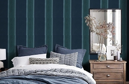 Обои 070421 фото в интерьере спальни превью