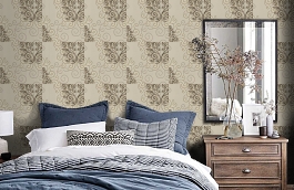 Обои HMY57513 фото в интерьере спальни превью