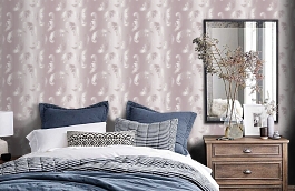 Обои PSN105723 фото в интерьере спальни превью