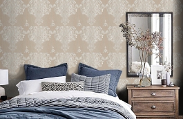 Обои VSN21115 фото в интерьере спальни превью