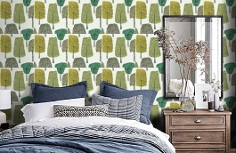 Обои 111083 фото в интерьере спальни превью