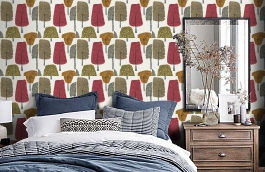 Обои 111085 фото в интерьере спальни превью