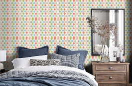 Обои 111123 фото в интерьере спальни превью