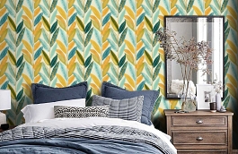 Обои 112205 фото в интерьере спальни превью