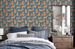 Обои 112206 фото в интерьере спальни превью