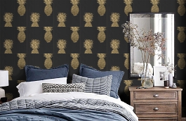 Обои 216326 фото в интерьере спальни превью