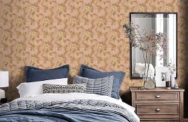 Обои AB20201 фото в интерьере спальни превью