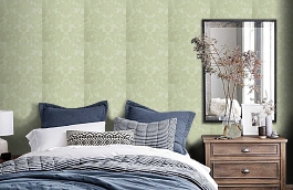 Обои DAPGEL101 фото в интерьере спальни превью