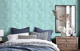 Обои DAPGSE103 фото в интерьере спальни превью