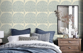 Обои DCAVPC103 фото в интерьере спальни превью