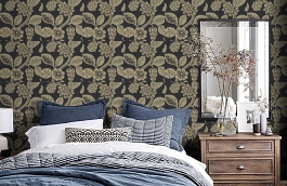 Обои DCLAEV108 фото в интерьере спальни превью