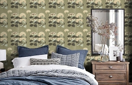 Обои DIOWLA101 фото в интерьере спальни превью